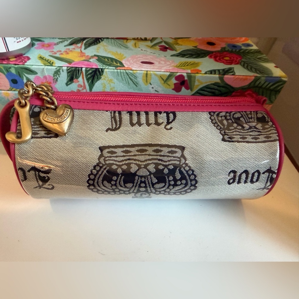 Y2K Juicy Couture Barrel Pencil Case